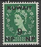 [Queen Elizabeth II - Stamps of Great Britain Overprinted "KUWAIT" and Surcharged in New Currency, type DD]