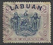 [North Borneo Stamps Overprinted "LABUAN", type J8]