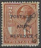 [King George V and Coat of Arms Stamps of 1926-1927 Overprinted "POSTAGE AND REVENUE", type X24]