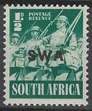 [South Africa Postage Stamps Overprinted "SWA", 유형 BA1]