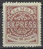 [Express Stamps - Line Above "X" Broken. Small Dot Near Upper Right Serif of "M", τύπος A9]