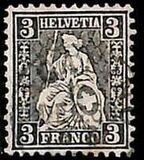 [Helvetia - New Design - Value in Corners - White Paper, 类型 K1]