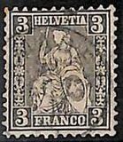 [Helvetia - New Design - Value in Corners - White Paper, 类型 K1]
