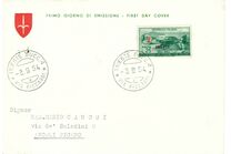 [The 60th Anniversary of the Italian Touring Club - Italy Postage Stamp Overprinted "AMG-FTT", type CZ]