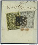 [Coat of Arms - Black Print on Colored Paper, type A]