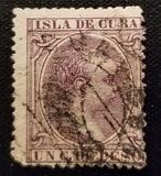 [King Alfonso XIII, Inscription "ISLA DE CUBA", type L]