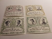 [The 150th Anniversary of Belgium Independence, type BAB]