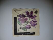 [Flowers Stamps of 1967 Overprinted "REPUBLIQUE DU BURUNDI" and Bar, jenis EY6]