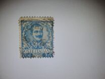 [Águila de la Casa de Savoya y rey Victor Emmanuel III, 1.869 - 1.947 #     Primera emisión definitiva del reinado de Víctor Manuel III, tipo AK2]