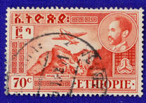[Airmail - Views with Medallion Portrait of Haile Selassie Inset, type IP]