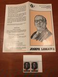 [The 100th Anniversary of the Birth of Joseph Lemaire, tip BCI]