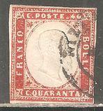 [King Victor Emmanuel II - This Issue Vary Greatly in Colour, tegund D11]