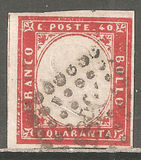 [King Victor Emmanuel II - This Issue Vary Greatly in Colour, tegund D11]
