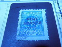 [Polish Postage Stamps Overprinted "PORT GDAŃSK", type A6]
