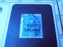 [Polish Postage Stamp Overprinted "PORT GDAŃSK", type G]