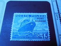[Polish Postage Stamps Overprinted "PORT GDAŃSK", type J1]