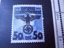 [Polish Postage Stamps Surcharged & Overprinted "General Gouvernement", type B2]