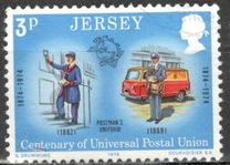 [The 100th Anniversary of the Universal Postal Union, type BW]
