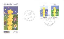 [EUROPA Stamps - Tower of 6 Stars, tip AHH]