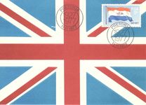 [The 50th Anniversary of National Flag, type QE]