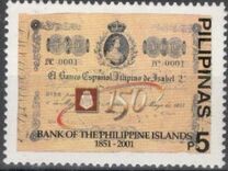 [The 150th Anniversary of Philippines Bank, type YOF]