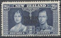 [Coronation of King George VI and Queen Elizabeth - Stamps of New Zealand Overprinted "COOK ISLANDS", نوع AE]