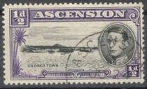 [King George VI and Views of Ascension, tip O]