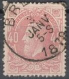 [King Leopold II - (Issued: 15 november 1869), type M]