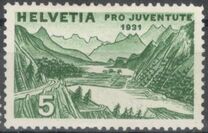 [Pro Juventute - Landscapes - Alexander Vinet, type JH]