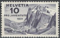 [Pro Juventute - Landscapes - Alexander Vinet, type JI]