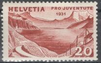 [Pro Juventute - Landscapes - Alexander Vinet, type JJ]