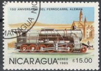 [Airmail - The 100th Anniversary of Nicaraguan Railroads - The 150th Anniversary of German Railroads, type BOW]