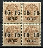 [No. 25B, 25A & 39 Surcharged, type K]