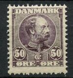 [King Christian IX, 1818-1906 - Horizontal Lines in Background in Oval, Scrivi M6]