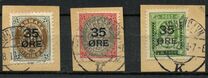 [No. 27A & 28 Surcharged, type P]