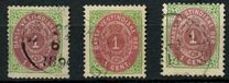 [Danish Postage Stamps - Value in "CENT", type B]