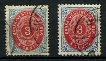 [Danish Postage Stamps - Value in "CENT", type B5]
