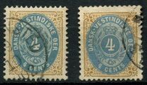 [Danish Postage Stamps - Value in "CENT", type B6]