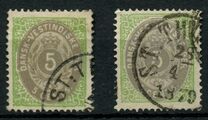 [Danish Postage Stamps - Value in "CENT", Scrivi B11]