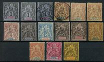 [Allegory Stamps - Inscription "GOLFE DE BENIN", type C]