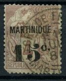 [French Colonies - General Issues No.46-57 Surcharged & Overprinted "MARTINIQUE", type B10]