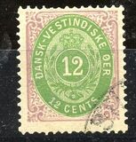 [Danish Postage Stamps - Value in "CENT", Scrivi B16]