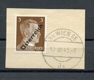 [Adolf Hitler - mit schrägem Aufdruck "Österreich" - Ausgabe für Wien und Niederösterreich, Typ HM]