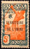 [French Guyane Postage Stamps Overprinted "TERRITORIE DE L'ININI", type A4]
