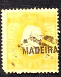 [King Luis I - Portuguese Postage Stamps Overprinted, MADEIRA, type B1]