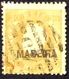 [King Luis I - Portuguese Postage Stamps Overprinted, MADEIRA, type B2]