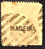 [King Luis I - Portuguese Postage Stamps Overprinted, MADEIRA, type B6]