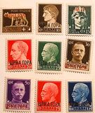 [Italy Postage Stamps of 1929 Overprinted "ЦРНА ГОРА", වර්ගය C]