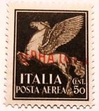 [Italy Airmail Stamp of 1930  Overprinted "ЦРНА ГОРА", type C9]