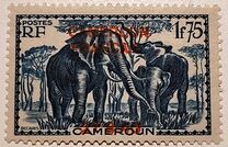 [Adherence to General de Gaulle - Overprinted "CAMEROUN FRANCAIS 27-8-40", type X19]